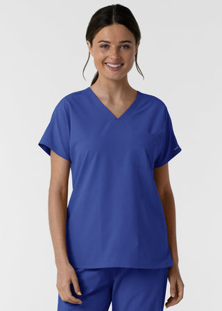 Wink Scrubs Nurtur Women's Drop Shoulder Tunic Scrub Top