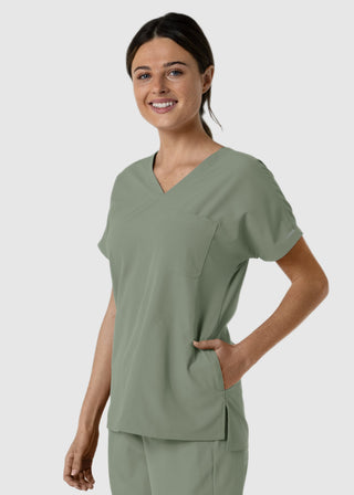 Wink Scrubs Nurtur Women's Drop Shoulder Tunic Scrub Top