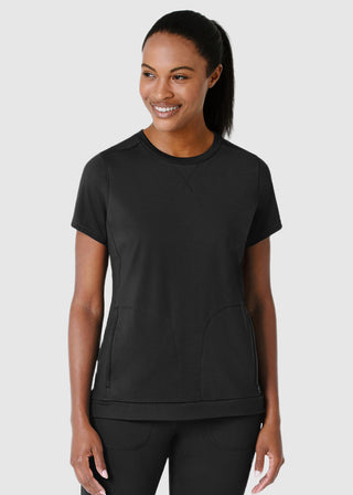 Wink Scrubs Wink Renew Knit Women's Flex-n-Reach Crew Neck Scrub Top