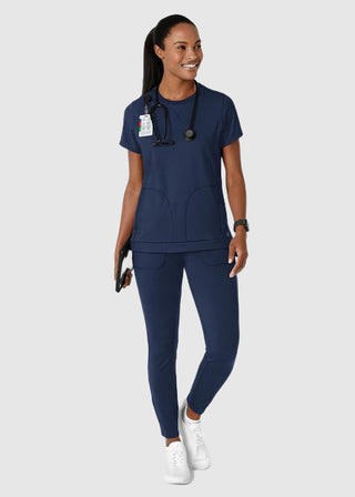 Wink Scrubs Wink Renew Knit Women's Flex-n-Reach Crew Neck Scrub Top