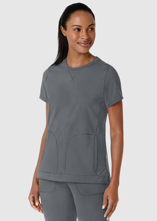 Wink Scrubs Wink Renew Knit Women's Flex-n-Reach Crew Neck Scrub Top