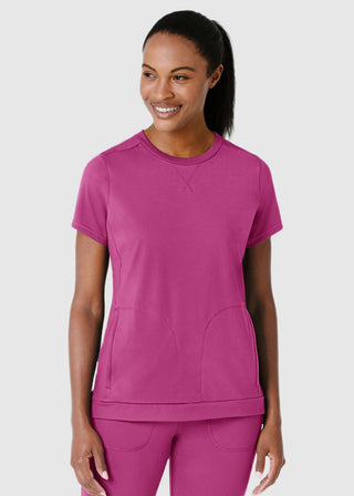 Wink Scrubs Wink Renew Knit Women's Flex-n-Reach Crew Neck Scrub Top