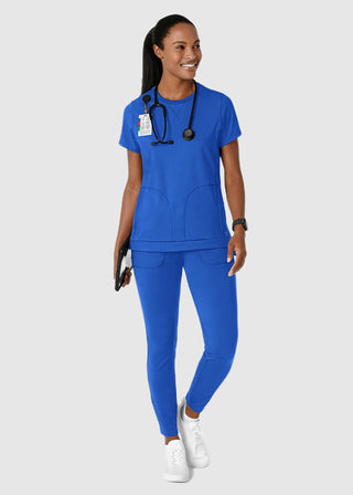 Wink Scrubs Wink Renew Knit Women's Flex-n-Reach Crew Neck Scrub Top