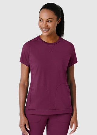 Wink Scrubs Wink Renew Knit Women's Flex-n-Reach Crew Neck Scrub Top