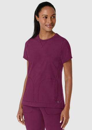 Wink Scrubs Wink Renew Knit Women's Flex-n-Reach Crew Neck Scrub Top