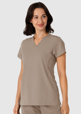 Wink Scrubs Wink Nova Women's Flex-n-Reach Shoulder Panel V-Neck Scrub Top