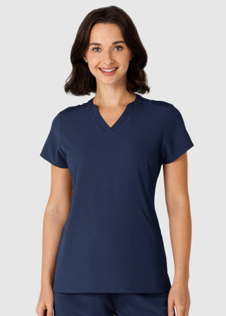 Wink Scrubs Wink Nova Women's Flex-n-Reach Shoulder Panel V-Neck Scrub Top