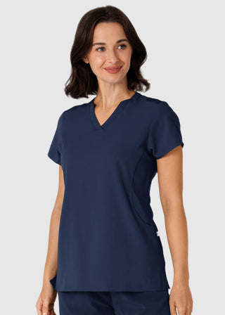 Wink Scrubs Wink Nova Women's Flex-n-Reach Shoulder Panel V-Neck Scrub Top