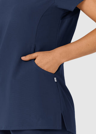 Wink Scrubs Wink Nova Women's Flex-n-Reach Shoulder Panel V-Neck Scrub Top
