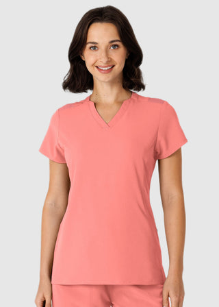 Wink Scrubs Wink Nova Women's Flex-n-Reach Shoulder Panel V-Neck Scrub Top