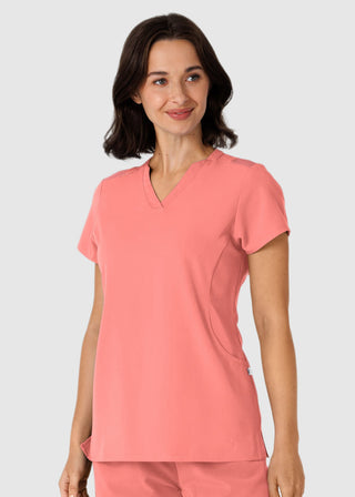 Wink Scrubs Wink Nova Women's Flex-n-Reach Shoulder Panel V-Neck Scrub Top