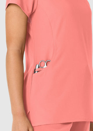 Wink Scrubs Wink Nova Women's Flex-n-Reach Shoulder Panel V-Neck Scrub Top