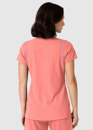 Wink Scrubs Wink Nova Women's Flex-n-Reach Shoulder Panel V-Neck Scrub Top