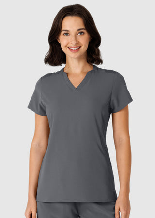 Wink Scrubs Wink Nova Women's Flex-n-Reach Shoulder Panel V-Neck Scrub Top