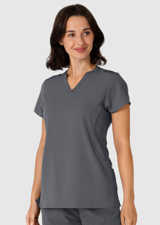 Wink Scrubs Wink Nova Women's Flex-n-Reach Shoulder Panel V-Neck Scrub Top