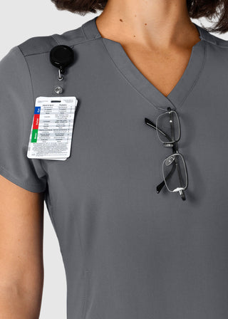 Wink Scrubs Wink Nova Women's Flex-n-Reach Shoulder Panel V-Neck Scrub Top