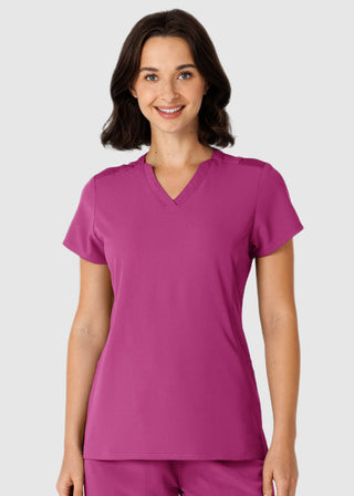 Wink Scrubs Wink Nova Women's Flex-n-Reach Shoulder Panel V-Neck Scrub Top