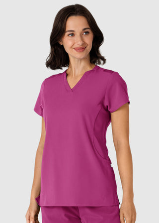 Wink Scrubs Wink Nova Women's Flex-n-Reach Shoulder Panel V-Neck Scrub Top