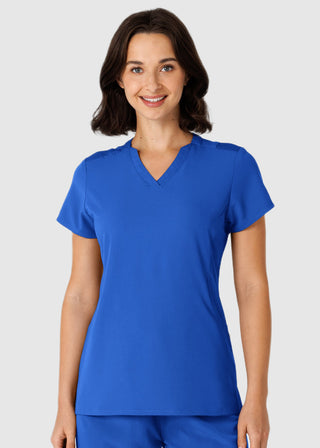 Wink Scrubs Wink Nova Women's Flex-n-Reach Shoulder Panel V-Neck Scrub Top