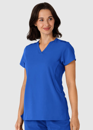 Wink Scrubs Wink Nova Women's Flex-n-Reach Shoulder Panel V-Neck Scrub Top
