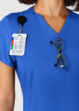 Wink Scrubs Wink Nova Women's Flex-n-Reach Shoulder Panel V-Neck Scrub Top
