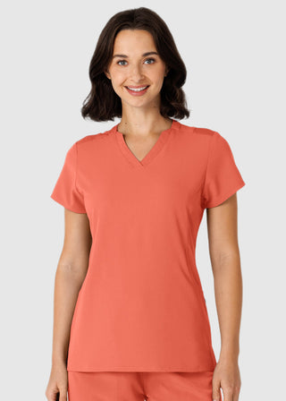 Wink Scrubs Wink Nova Women's Flex-n-Reach Shoulder Panel V-Neck Scrub Top