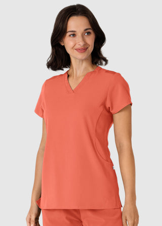 Wink Scrubs Wink Nova Women's Flex-n-Reach Shoulder Panel V-Neck Scrub Top