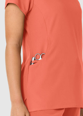 Wink Scrubs Wink Nova Women's Flex-n-Reach Shoulder Panel V-Neck Scrub Top