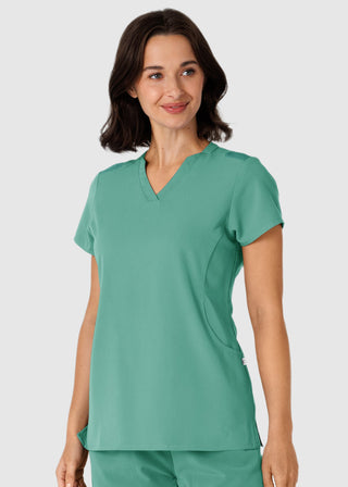 Wink Scrubs Wink Nova Women's Flex-n-Reach Shoulder Panel V-Neck Scrub Top