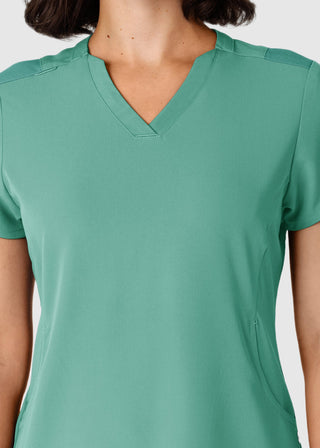 Wink Scrubs Wink Nova Women's Flex-n-Reach Shoulder Panel V-Neck Scrub Top