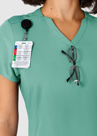 Wink Scrubs Wink Nova Women's Flex-n-Reach Shoulder Panel V-Neck Scrub Top