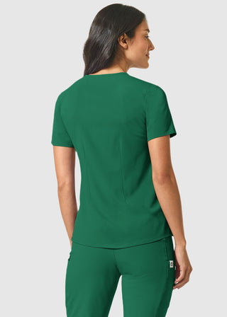 Wink Scrubs Wink Renew Women's PRO Notched Neck Solid Scrub Top