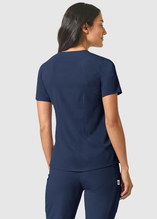 Wink Scrubs Wink Renew Women's PRO Notched Neck Solid Scrub Top