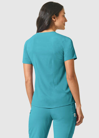 Wink Scrubs Wink Renew Women's PRO Notched Neck Solid Scrub Top