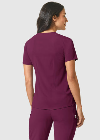 Wink Scrubs Wink Renew Women's PRO Notched Neck Solid Scrub Top