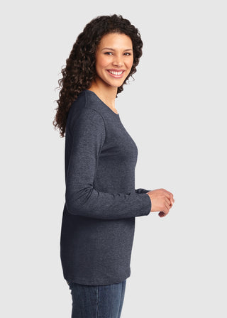 Port & Company Women's Long Sleeve Core Cotton Tee