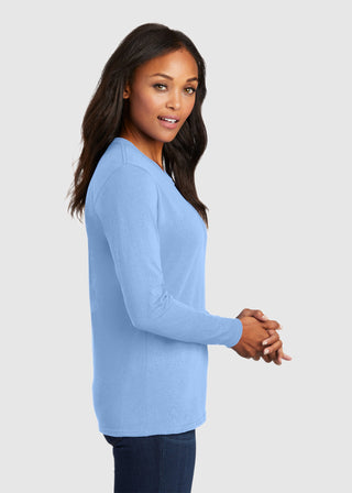 Port & Company Women's Long Sleeve Core Cotton Tee
