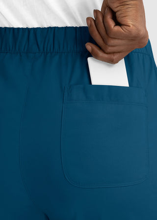 Maevn Matrix Women's Drawstring Elastic Waistband Cargo Scrub Pants