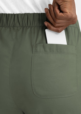 Maevn Matrix Women's Drawstring Elastic Waistband Cargo Scrub Pants