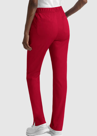 Maevn Matrix Women's Drawstring Elastic Waistband Cargo Scrub Petite Pants