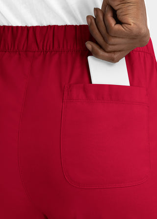 Maevn Matrix Women's Drawstring Elastic Waistband Cargo Scrub Pants