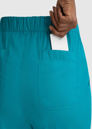 Maevn Matrix Women's Drawstring Elastic Waistband Cargo Scrub Tall Pants