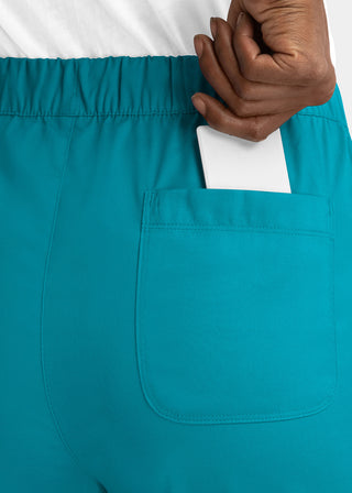 Maevn Matrix Women's Drawstring Elastic Waistband Cargo Scrub Pants