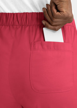 Maevn Matrix Women's Drawstring Elastic Waistband Cargo Scrub Pants