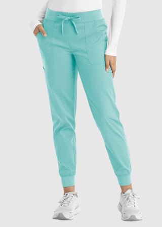 Maevn Women's Full Elastic Waistband Jogger Pant