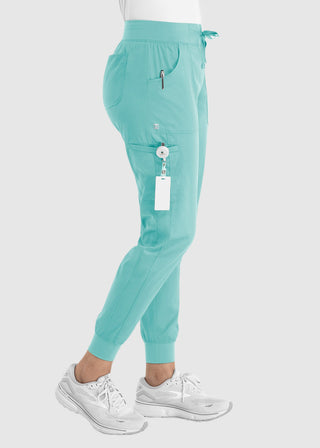 Maevn Women's Full Elastic Waistband Jogger Pant