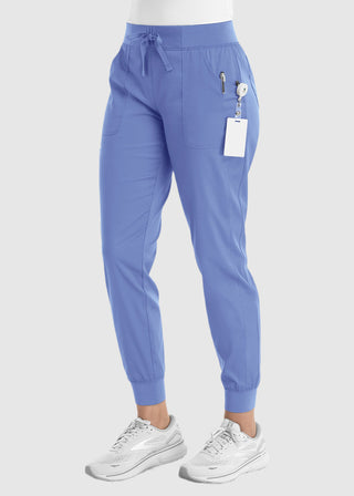 Maevn Women's Full Elastic Waistband Jogger Pant