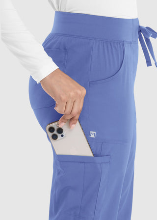 Maevn Women's Full Elastic Waistband Jogger Pant