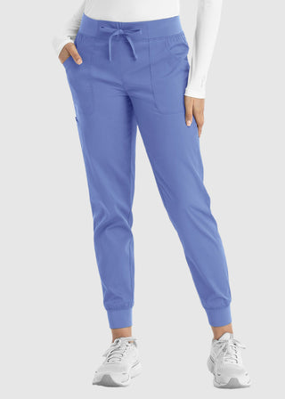 Maevn Women's Full Elastic Waistband Jogger Pant