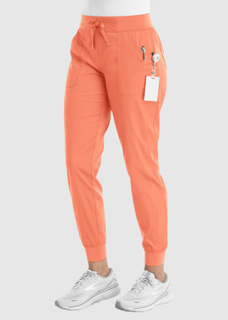 Maevn Women's Full Elastic Waistband Jogger Pant